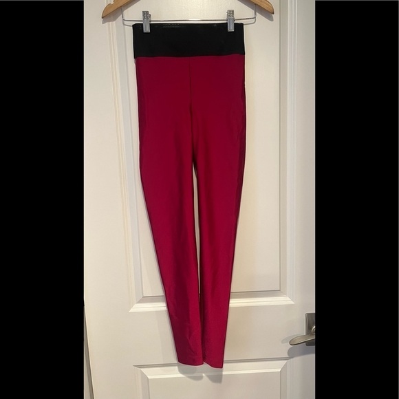 Koral Lustrous Leggings wide netting waist band sz. S Desejo NWOT - Picture 1 of 4